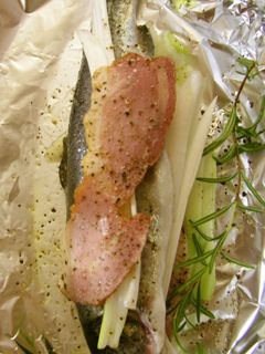 ニジマスのねぎベーコン香草☆ホイル焼き-レシピのメイン写真