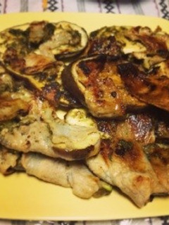 茄子の豚肉巻きジェノベーゼ-レシピのメイン写真