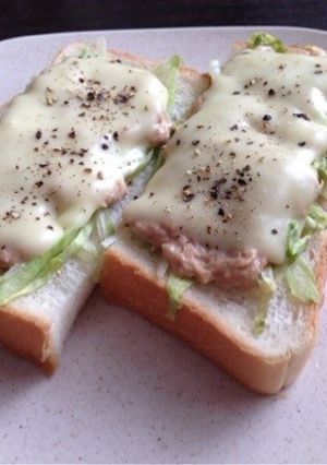サンドイッチみたいな♪ツナマヨトースト-レシピのメイン写真