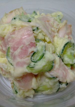 野菜嫌い克服！滑らかベーコンポテトサラダ-レシピのメイン写真