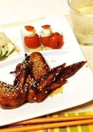 ピリ辛こってり手羽先-レシピのメイン写真