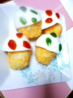 ゆで卵でキノコちゃん-レシピのメイン写真