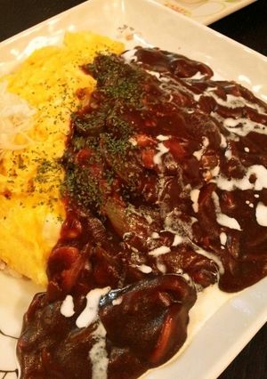 きのこのデミグラスソースオムライス-レシピのメイン写真