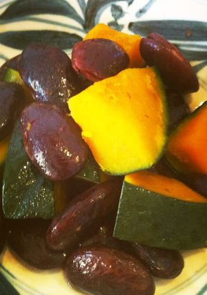 煮豆とかぼちゃの簡単いとこ煮-レシピのメイン写真