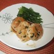 ほうれん草と豆腐の鶏つくね