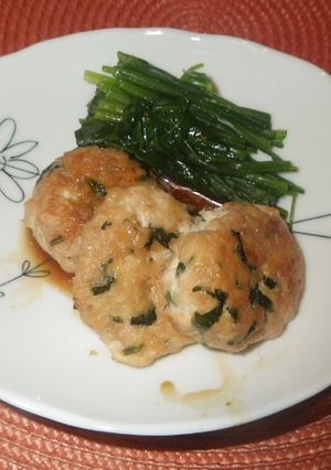 ほうれん草と豆腐の鶏つくね-レシピのメイン写真