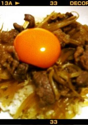 もやしと牛肉ののっけ丼-レシピのメイン写真