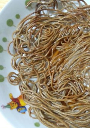 蕎麦焼き＝残った蕎麦の揚げ焼き-レシピのメイン写真