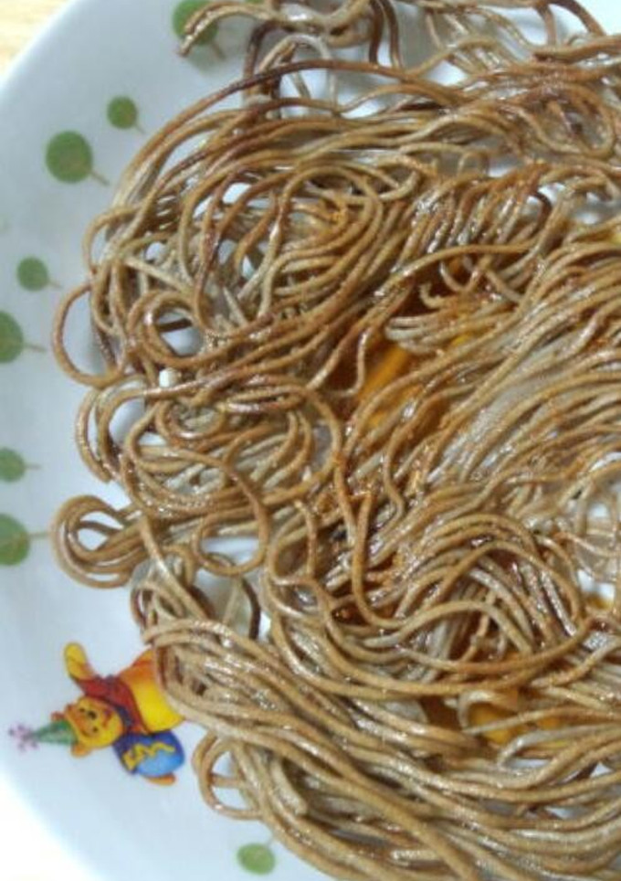 蕎麦焼き＝残った蕎麦の揚げ焼き-レシピのメイン写真