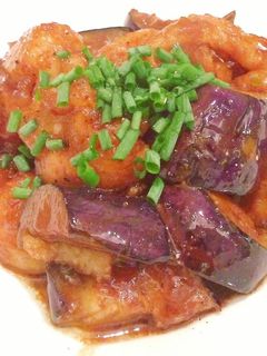鶏皮とナスの味噌炒め-レシピのメイン写真