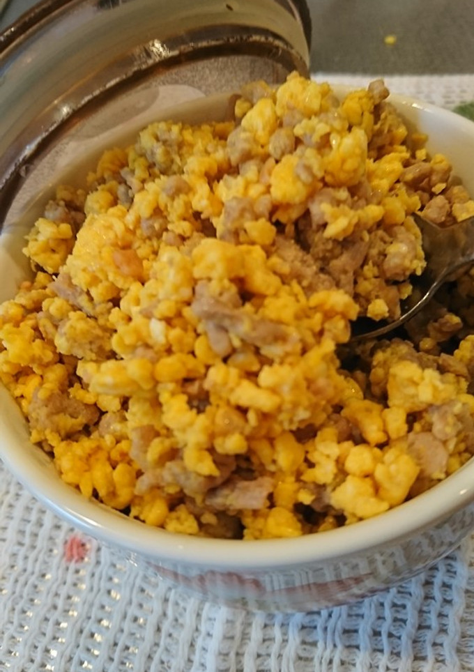 我が家のご飯のお供シリーズ♪肉みそ卵編-レシピのメイン写真