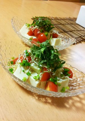 簡単♪美味しい♪お豆腐サラダ~♪-レシピのメイン写真