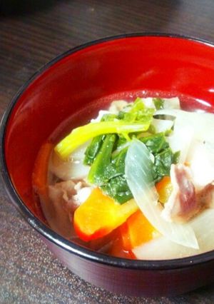 ごま油香る☆ぽかぽか中華風スープ-レシピのメイン写真