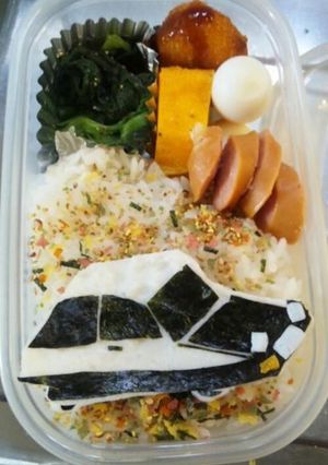 頭文字Dの世界？車キャラ弁☆-レシピのメイン写真