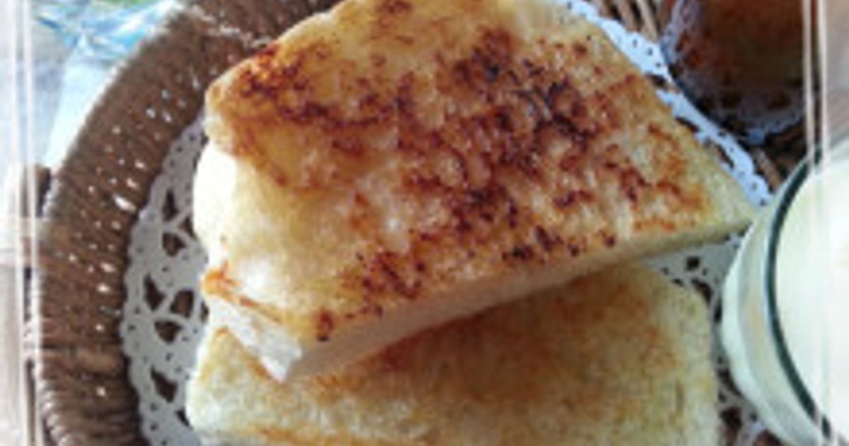 フライパンでカリカリサクサクトースト♪ by 笑しゃん 【クックパッド