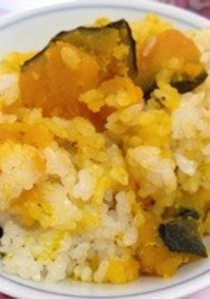 ♡かぼちゃごはん♡-レシピのメイン写真