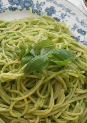 バジルのフレッシュパスタ-レシピのメイン写真