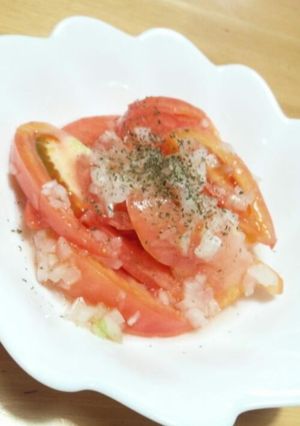トマトのらっきょう酢和え♪-レシピのメイン写真