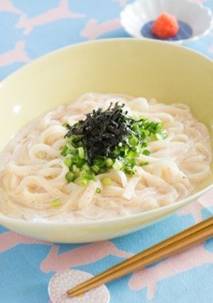 超簡単♪コクうま明太子カルボうどん-レシピのメイン写真