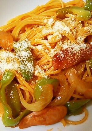 簡単でみんな大好き♡喫茶店のナポリタン-レシピのメイン写真