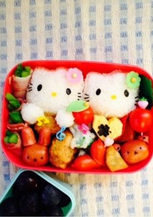 キャラ弁☆キティーちゃん弁当-レシピのメイン写真