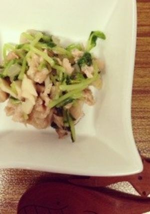 幼児食1歳 豆苗と豚肉の中華炒め-レシピのメイン写真