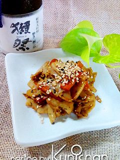 蓮根と生姜のカレー風味きんぴら♪-レシピのメイン写真