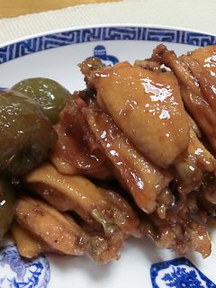 鶏スペアリブの梅酒煮-レシピのメイン写真