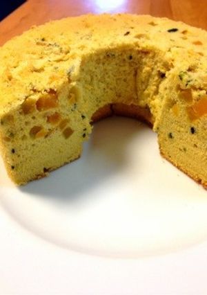 かぼちゃのシフォンケーキ-レシピのメイン写真