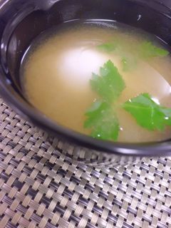 落とし卵の味噌汁-レシピのメイン写真