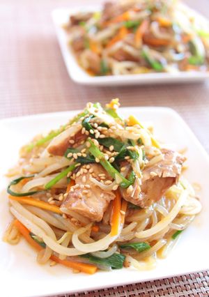 サバ缶チャプチェ-レシピのメイン写真