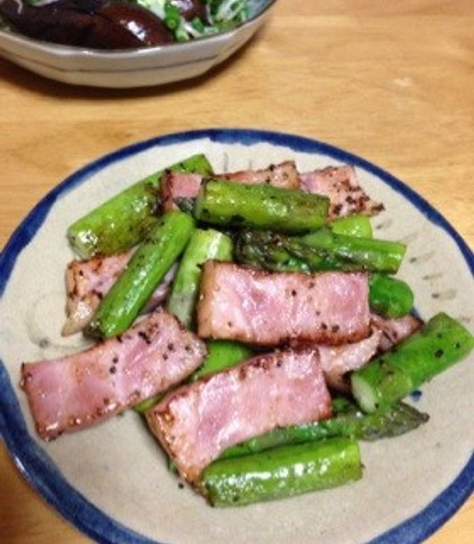 アスパラベーコン(厚切り) by ruby0710s 【クックパッド】 簡単