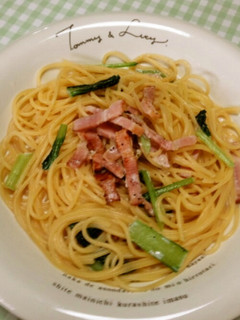 ベーコンとほうれん草のクリームパスタ-レシピのメイン写真