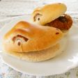 恐竜パン♪ ティラノ風バーガーパン