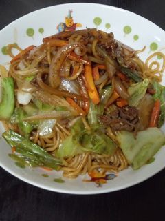 ☆COSTCOプルコギビーフで焼きそば☆-レシピのメイン写真