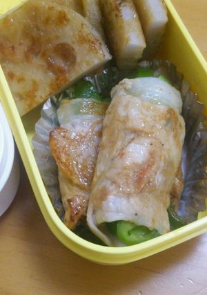 お弁当に♪ ピーマン肉巻き-レシピのメイン写真