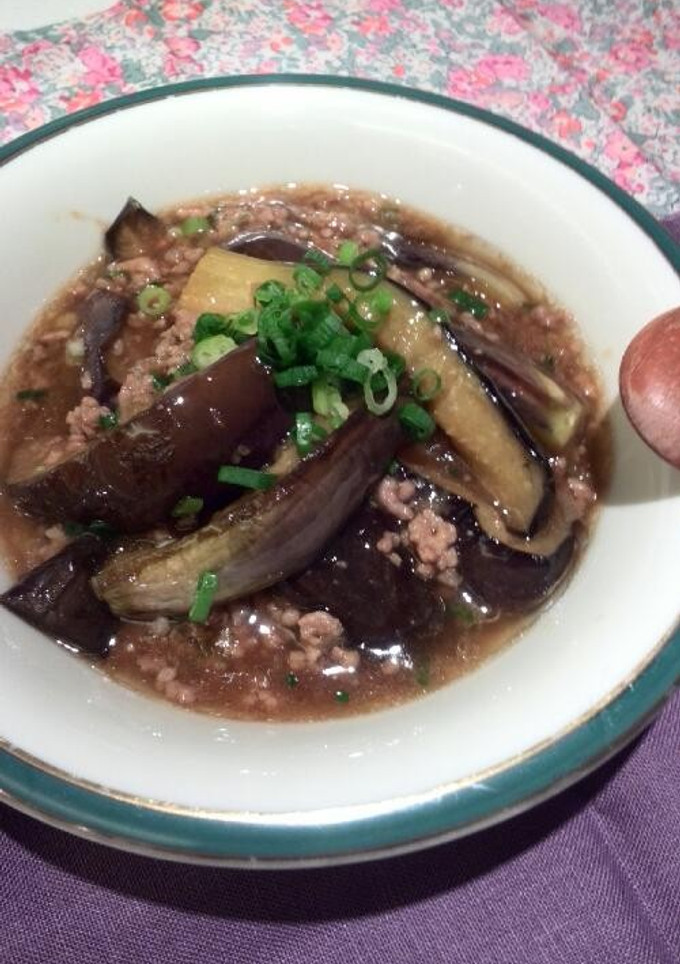 とろとろなすとひき肉のあんかけ-レシピのメイン写真