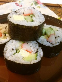 黒胡麻ごはんのサラダ海苔巻き-レシピのメイン写真