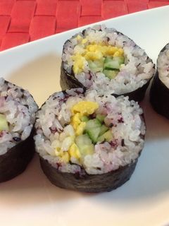 ゆかりと胡麻の海苔巻き-レシピのメイン写真