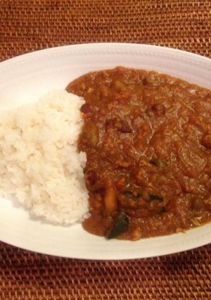 簡単！かぼちゃと豆のキーマカレー-レシピのメイン写真