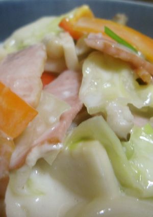 心も体もほっこり♪チャウダーうどん♪-レシピのメイン写真