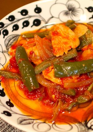 胸肉とピーマンのトマト煮-レシピのメイン写真