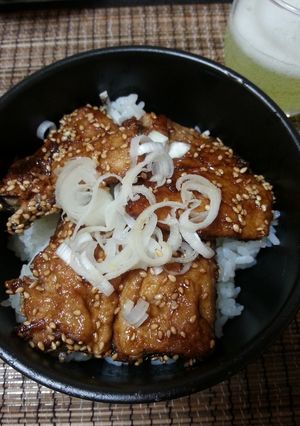 秋刀魚の蒲焼き丼-レシピのメイン写真