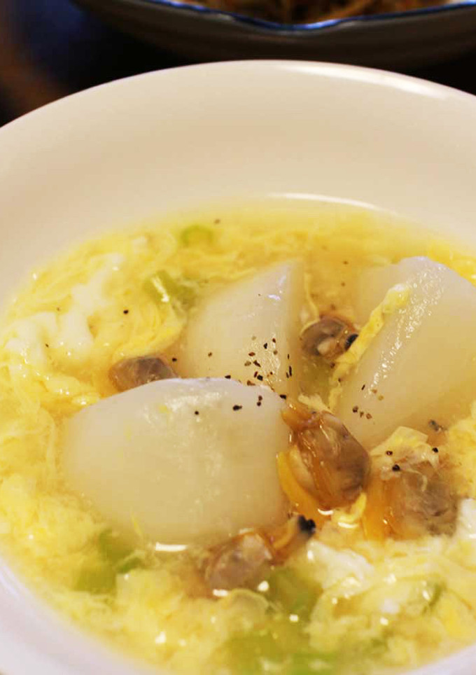 かぶとあさりの中華あんスープ-レシピのメイン写真
