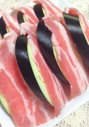 茄子と豚バラのレンジ蒸し-レシピのメイン写真