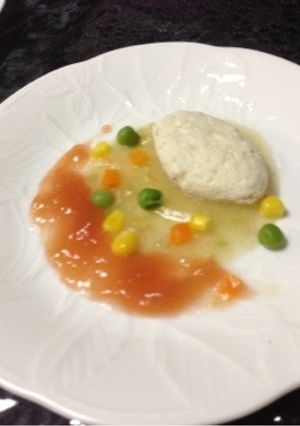 離乳食 鳥肉豆腐ハンバーグ(3色)-レシピのメイン写真