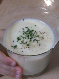 冷製でも♡とうもろこしでコーンスープ♡-レシピのメイン写真