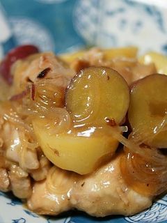 さつま芋と鶏肉のこっくり煮-レシピのメイン写真