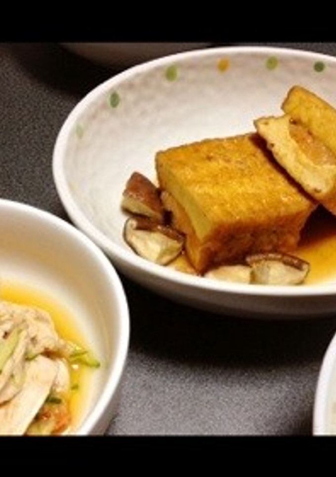 厚揚げのエビ挟み♪(о´А`о)♪-レシピのメイン写真