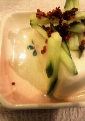 てけと母さんの冷奴食べるラー油がけ-レシピのメイン写真